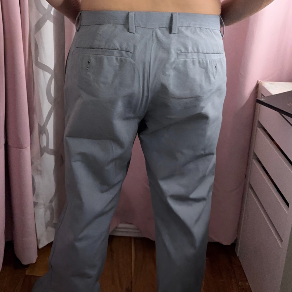 Banana Republic Men's Gray Dress Pants - Picture 3 of 4